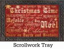 Indoor & Outdoor Christmas Typography MatMates Doormat