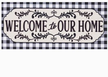 Classic Welcome Home Sassafras Mat - 10 x 22 Insert Doormat