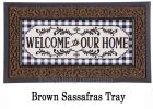 Classic Welcome Home Sassafras Mat - 10 x 22 Insert Doormat