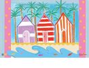 Colorful Cabanas Indoor & Outdoor MatMates Insert Doormat - 18" x 30"