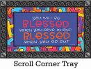 Indoor & Outdoor Colorful Crosses MatMate Doormat - 18 x 30