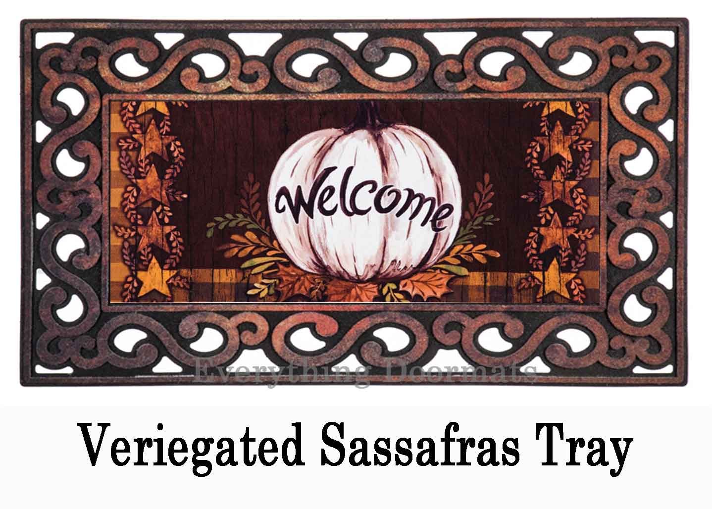 Fall Camper Welcome Sassafras Mat - 10 x 22 Insert Doormat