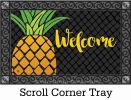 Cropped Pineapple Welcome Indoor & Outdoor MatMate Doormat - 18x30