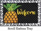 Cropped Pineapple Welcome Indoor & Outdoor MatMate Doormat - 18x30