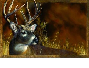 Indoor & Outdoor Deer Buck Insert Doormat - 18 x 30