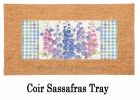 Delphiniums Sassafras Mat - 10 x 22 Insert Doormat