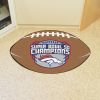 Denver Broncos Super Bowl 50 Ball Shaped Area Rugs