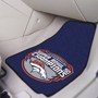 Denver Broncos Super Bowl 50 2pc Vinyl Backed Carpet Car Floor Mats - 18 x 27