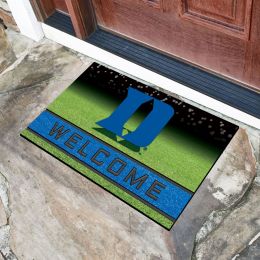 Duke University Flocked Rubber Doormat - 18 x 30