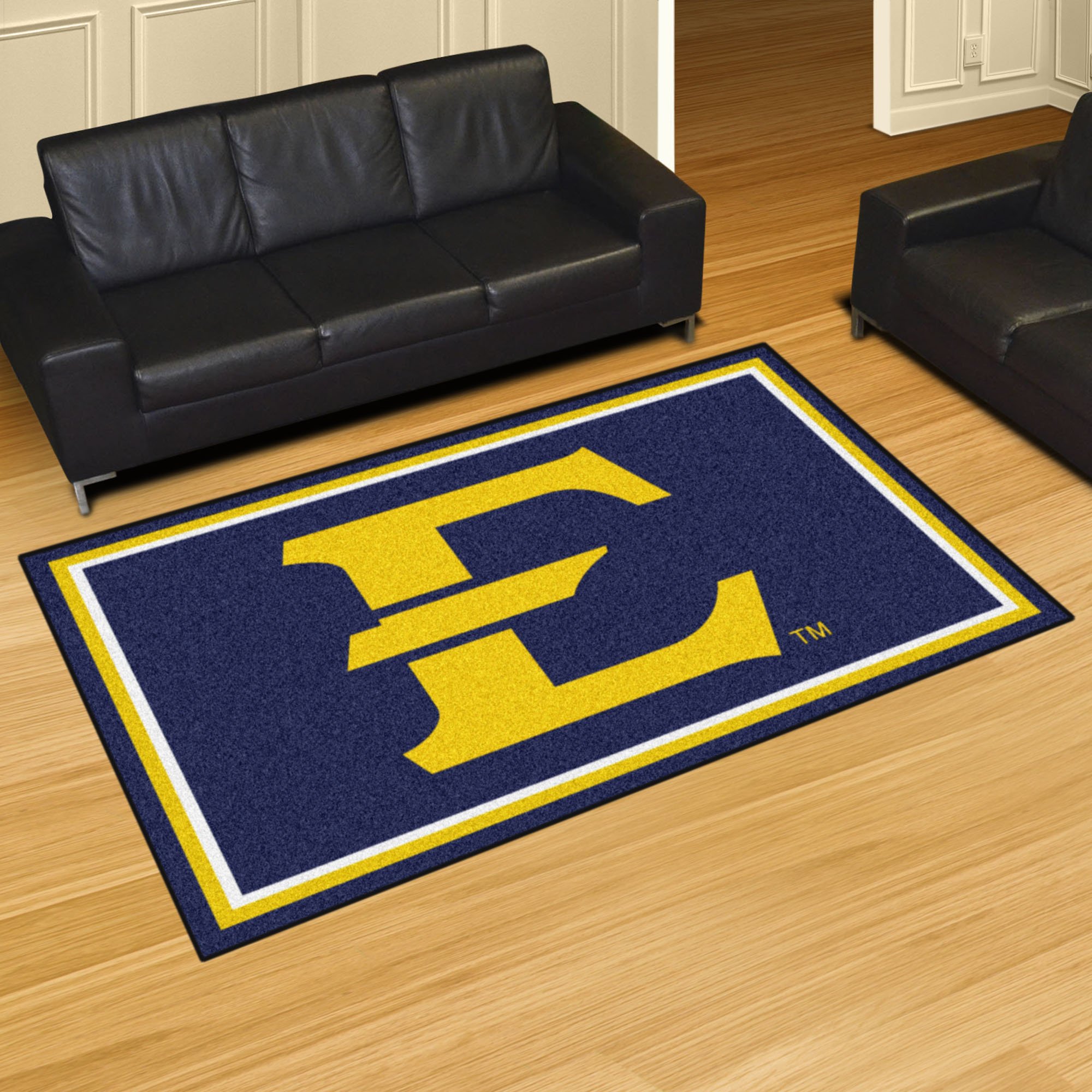 East Tennessee State University Buccaneers Area Rug â€“ 5 x 8