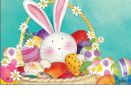 Easter Basket Indoor & Outdoor MatMate Doormat - 18 x 30