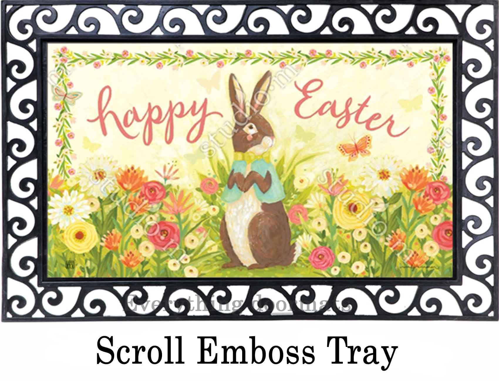 Indoor & Outdoor Easter Bliss MatMate Doormat 18 x 30