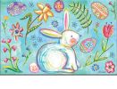 Easter Bunny Garden Indoor & Outdoor MatMate Doormat - 18 x 30