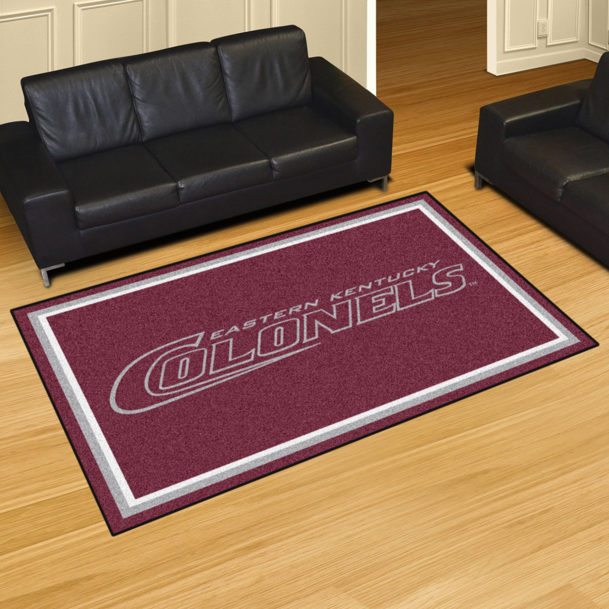 Eastern Kentucky University Colonels Area Rug â€“ 5 x 8