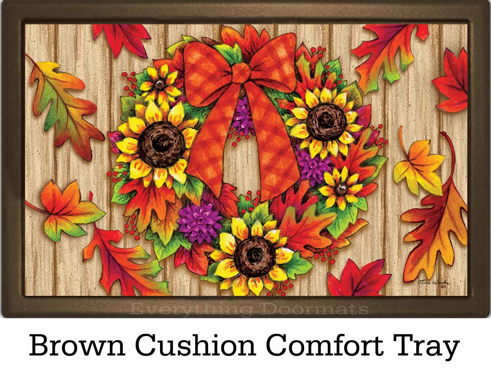 Indoor & Outdoor Fall Adirondack Insert Doormat 18x30