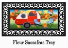 Fall Camper Welcome Sassafras Mat - 10 x 22 Insert Doormat