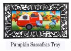 Fall Camper Welcome Sassafras Mat - 10 x 22 Insert Doormat