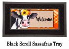 Fall Cow Sassafras Mat - 10 x 22 Insert Doormat