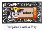 Fall Cow Sassafras Mat - 10 x 22 Insert Doormat