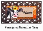 Fall Cow Sassafras Mat - 10 x 22 Insert Doormat