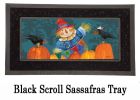 Fall Fella Scarecrow Sassafras Mat - 10 x 22 Insert Doormat