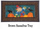 Fall Fella Scarecrow Sassafras Mat - 10 x 22 Insert Doormat