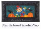 Fall Fella Scarecrow Sassafras Mat - 10 x 22 Insert Doormat