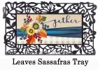 Fall Floral Gather Sassafras Mat - 10 x 22 Insert Doormat