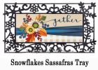 Fall Floral Gather Sassafras Mat - 10 x 22 Insert Doormat