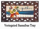 Fall Floral Gather Sassafras Mat - 10 x 22 Insert Doormat