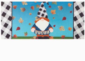 Fall Gnome Sassafras Mat - 10 x 22 Insert Doormat