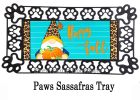 Fall Gnome with Pumpkin Sassafras Mat - 10 x 22 Insert Doormat