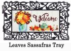 Sassafras Fall Mums Floral Mason Jar Mat - 10 x 22 Insert Doormat