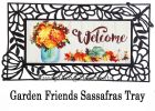 Sassafras Fall Mums Floral Mason Jar Mat - 10 x 22 Insert Doormat