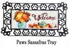 Sassafras Fall Mums Floral Mason Jar Mat - 10 x 22 Insert Doormat