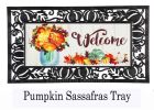 Sassafras Fall Mums Floral Mason Jar Mat - 10 x 22 Insert Doormat