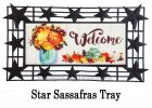 Sassafras Fall Mums Floral Mason Jar Mat - 10 x 22 Insert Doormat