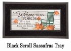 Fall Porch Rules Welcome Sassafras Mat - 10 x 22 Insert Doormat