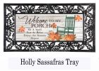 Fall Porch Rules Welcome Sassafras Mat - 10 x 22 Insert Doormat