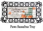 Fall Porch Rules Welcome Sassafras Mat - 10 x 22 Insert Doormat