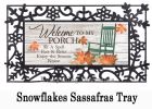 Fall Porch Rules Welcome Sassafras Mat - 10 x 22 Insert Doormat