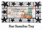 Fall Porch Rules Welcome Sassafras Mat - 10 x 22 Insert Doormat