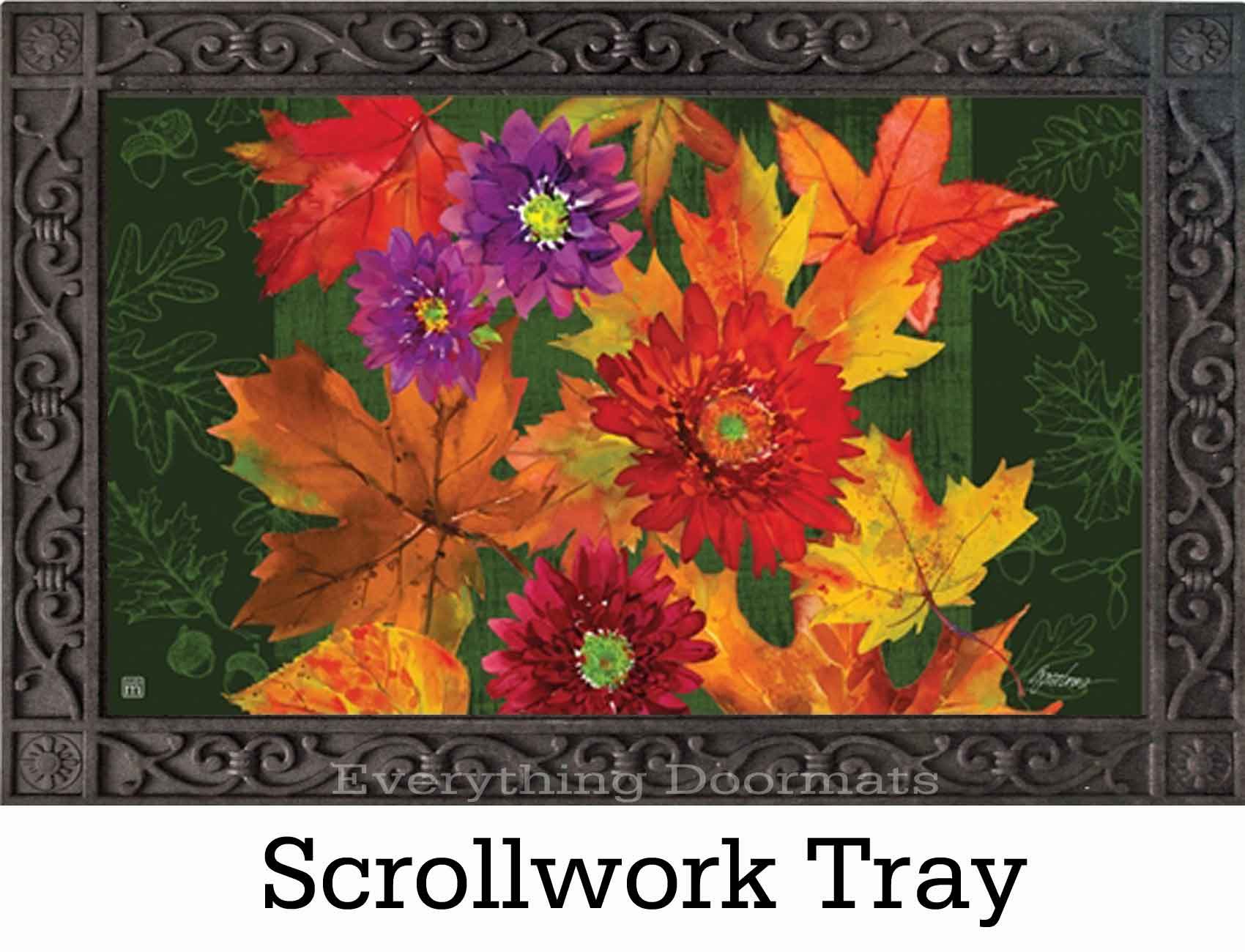 Indoor & Outdoor Fall Riches Mix Insert Doormat18x30