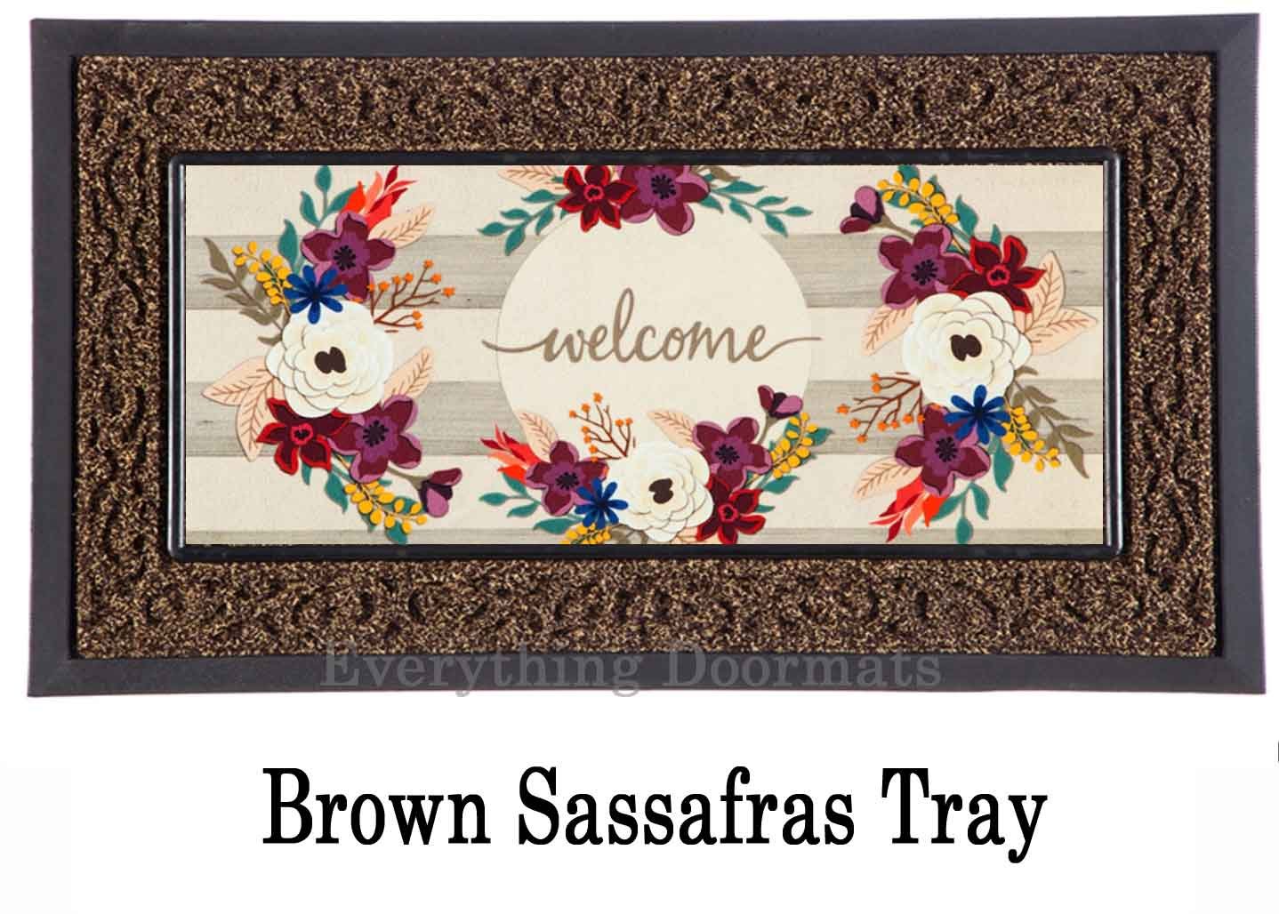 Fall Camper Welcome Sassafras Mat - 10 x 22 Insert Doormat