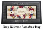 Sassafras Fall Stripes Welcome Mat - 10 x 22 Insert Doormat