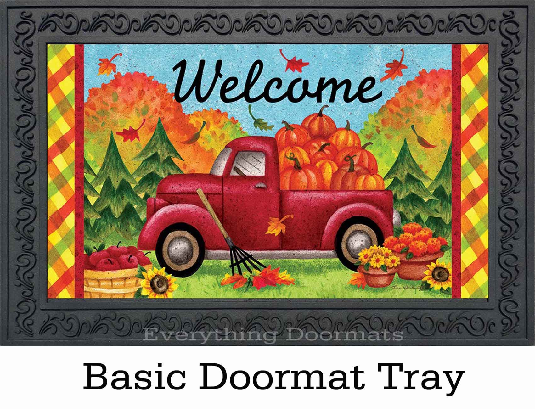 Indoor & Outdoor Fall Truck Insert Doormat 18x30