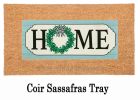 Farmhouse Home Wreath Sassafras Mat - 10x22 Insert Doormat