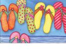 Indoor & Outdoor Favorite Flip Flops MatMate Doormat - 18x30