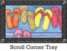 Indoor & Outdoor Favorite Flip Flops MatMate Doormat - 18x30