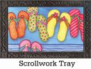 Indoor & Outdoor Favorite Flip Flops MatMate Doormat - 18x30